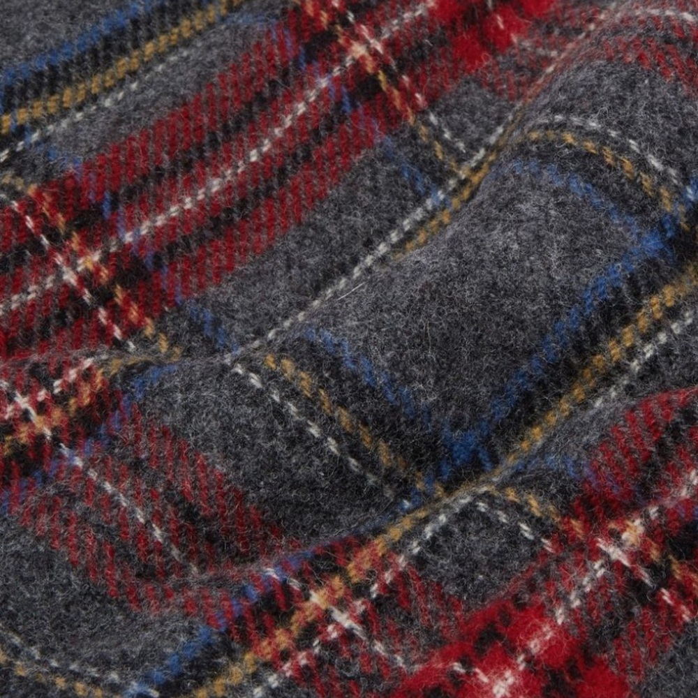Pendleton - Fringed checked Wool Blanket - Picture 5 of 6